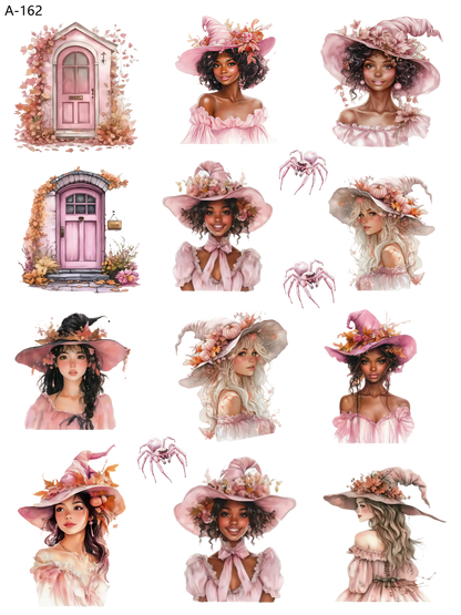 A162 embossed sticker A162 pre-cut embossed sticker (5.91*7.87 inch)