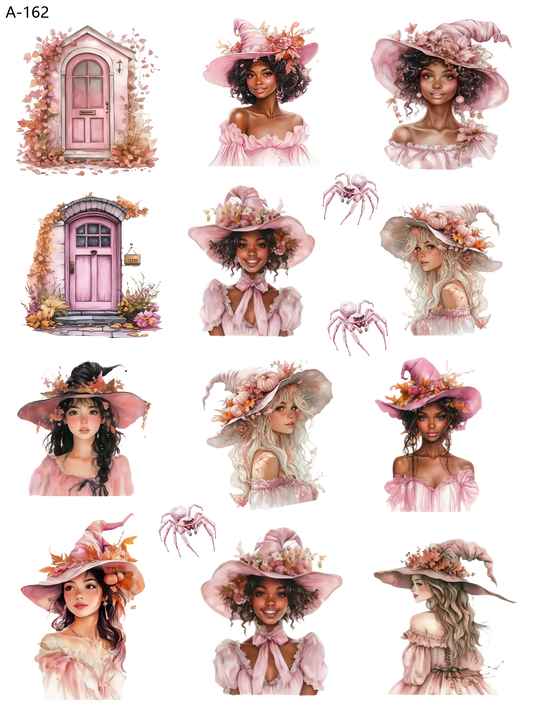 A162 embossed sticker A162 pre-cut embossed sticker (5.91*7.87 inch)