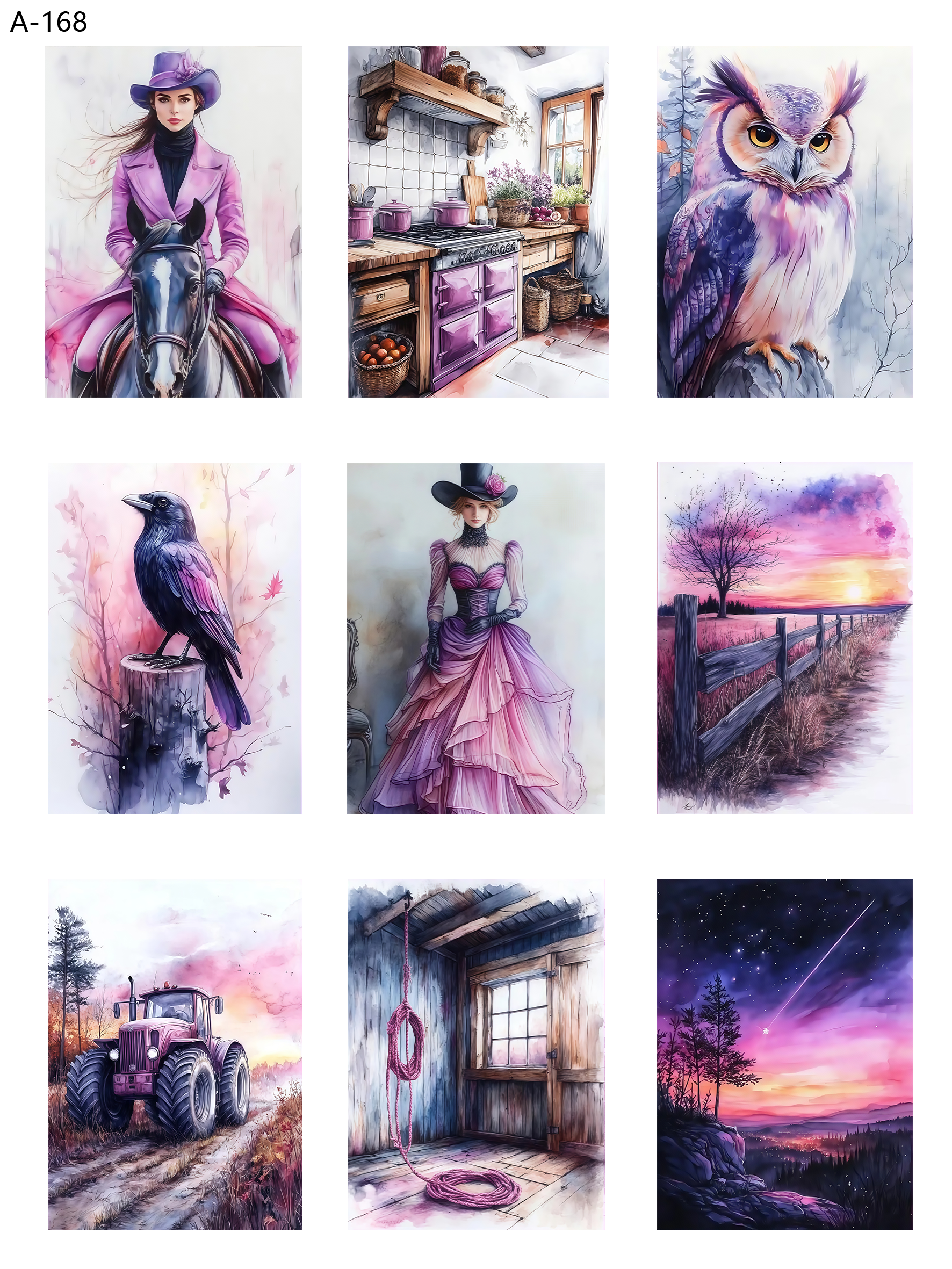 A168 embossed sticker A168 pre-cut embossed sticker (5.91*7.87 inch)