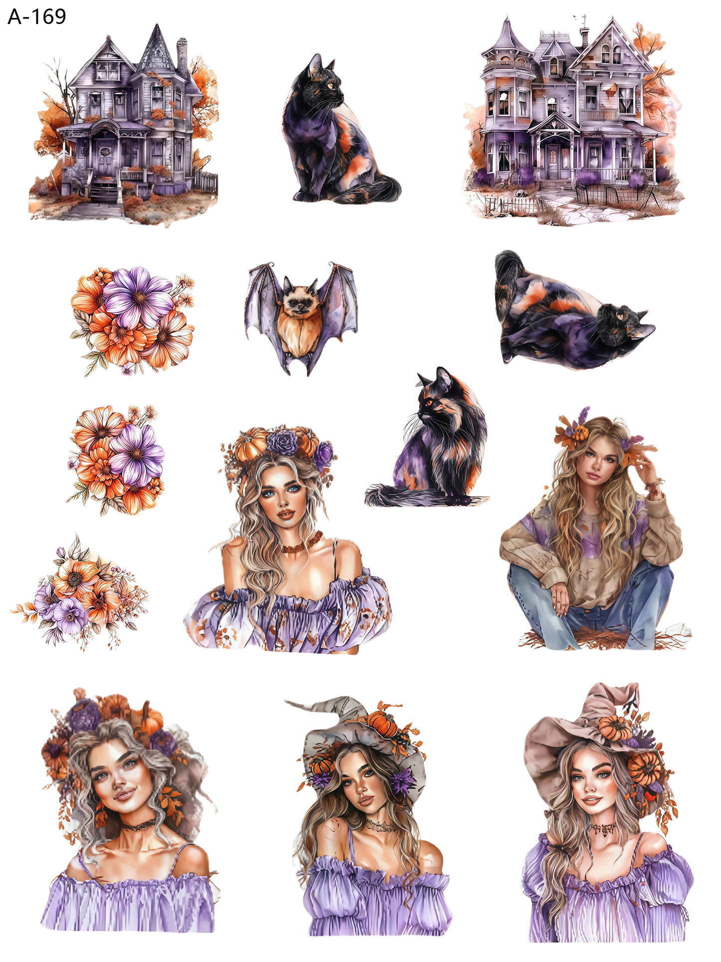 A169 embossed sticker A169 pre-cut embossed sticker (5.91*7.87 inch)