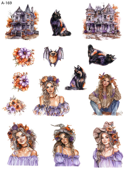 A169 embossed sticker A169 pre-cut embossed sticker (5.91*7.87 inch)