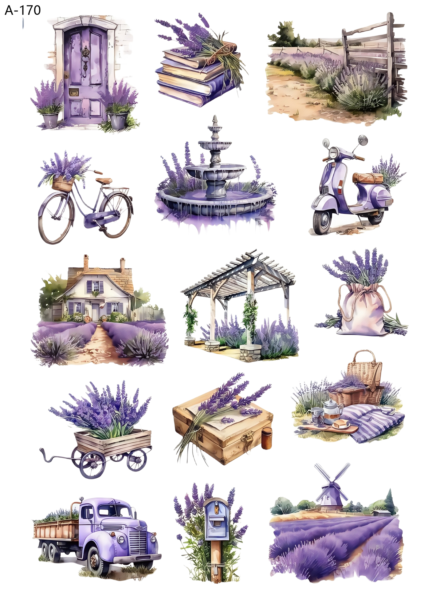 A170 embossed sticker A170 pre-cut embossed sticker (5.91*7.87 inch)