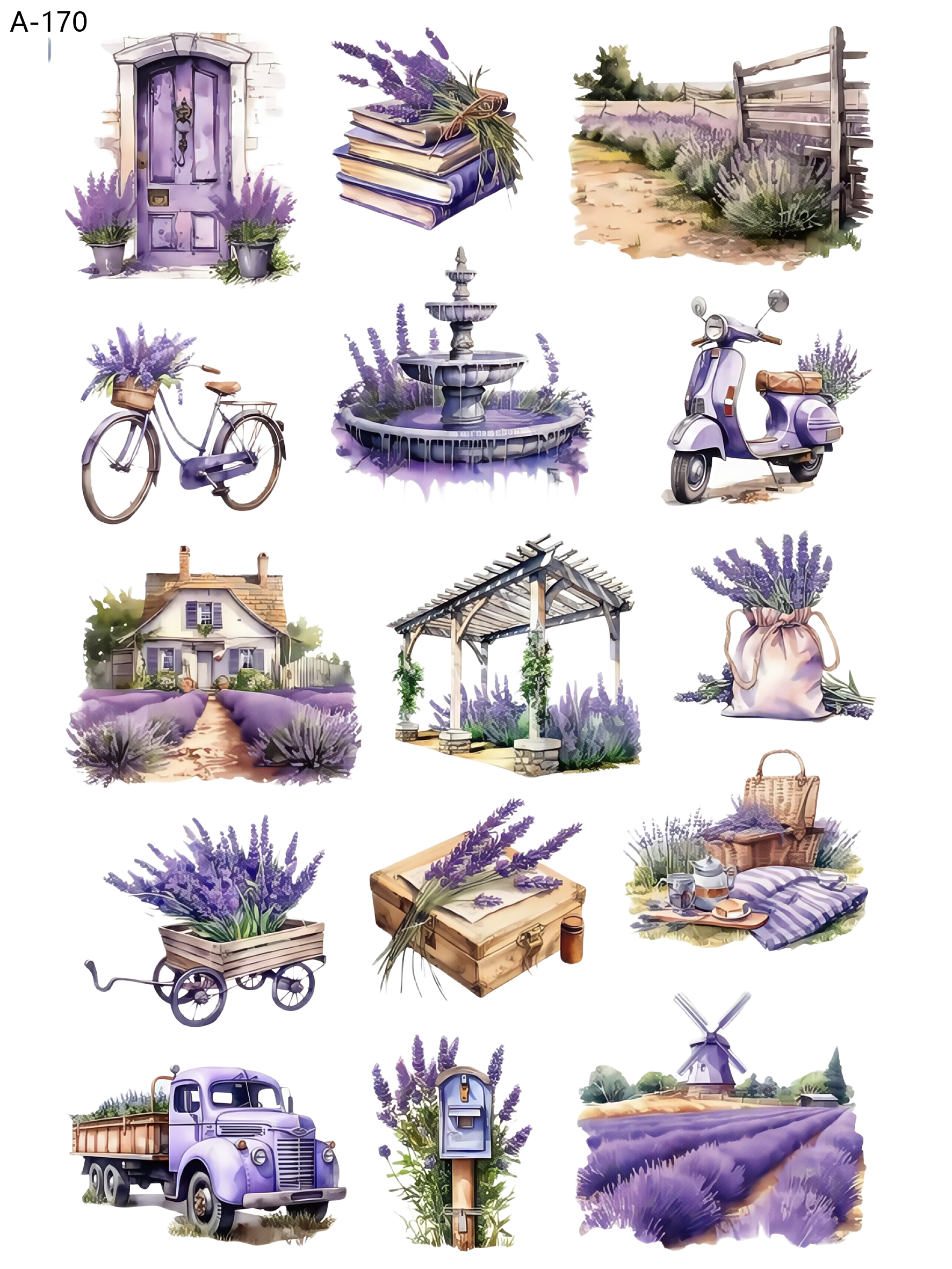 A170 embossed sticker A170 pre-cut embossed sticker (5.91*7.87 inch)