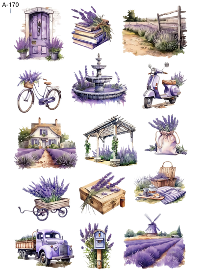 A170 embossed sticker A170 pre-cut embossed sticker (5.91*7.87 inch)