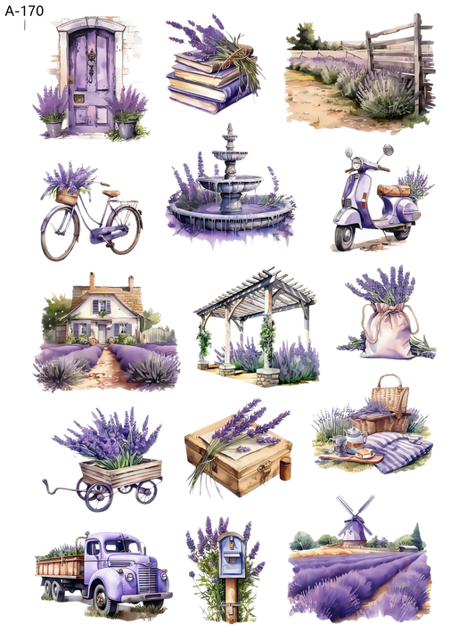 A170 embossed sticker A170 pre-cut embossed sticker (5.91*7.87 inch)