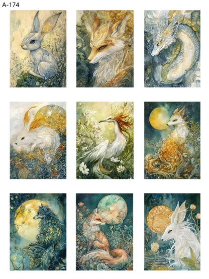 A174 embossed sticker A174 pre-cut embossed sticker (5.91*7.87 inch)