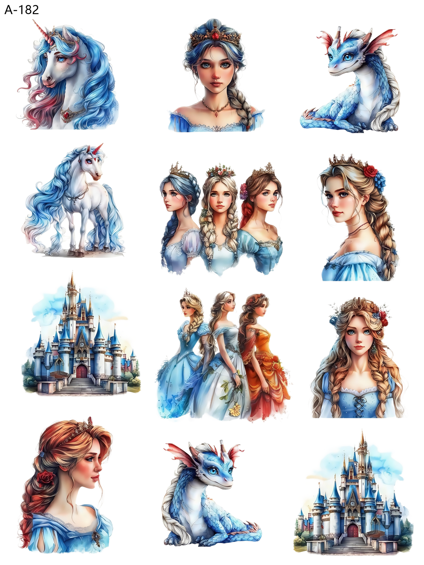 A182 embossed sticker A182 pre-cut embossed sticker (5.91*7.87 inch)