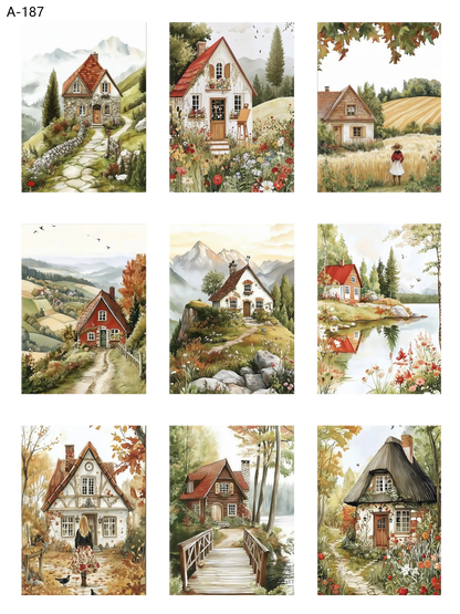 A187 embossed sticker A187 pre-cut embossed sticker (5.91*7.87 inch)