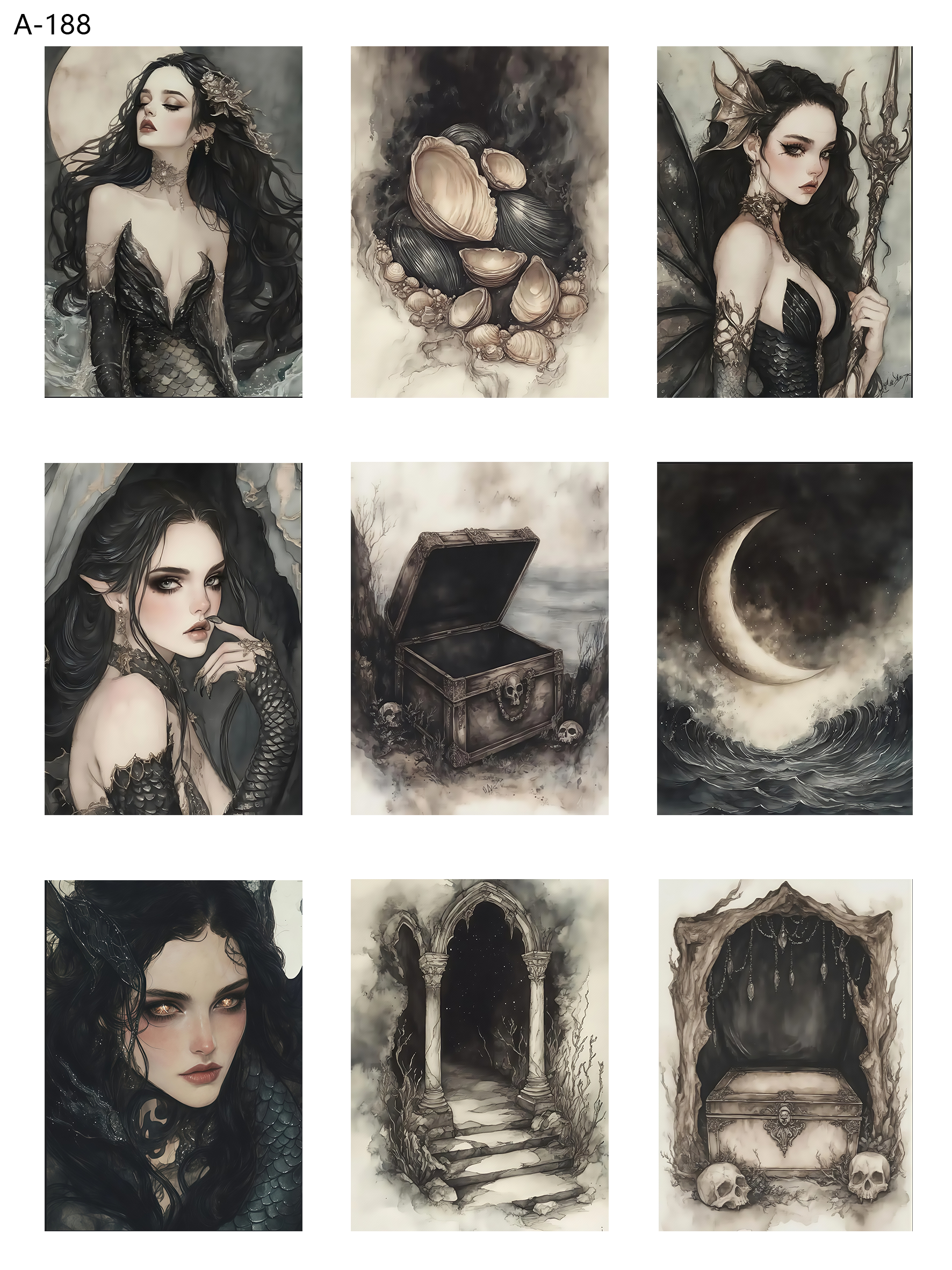 A188 embossed sticker A188 pre-cut embossed sticker (5.91*7.87 inch)