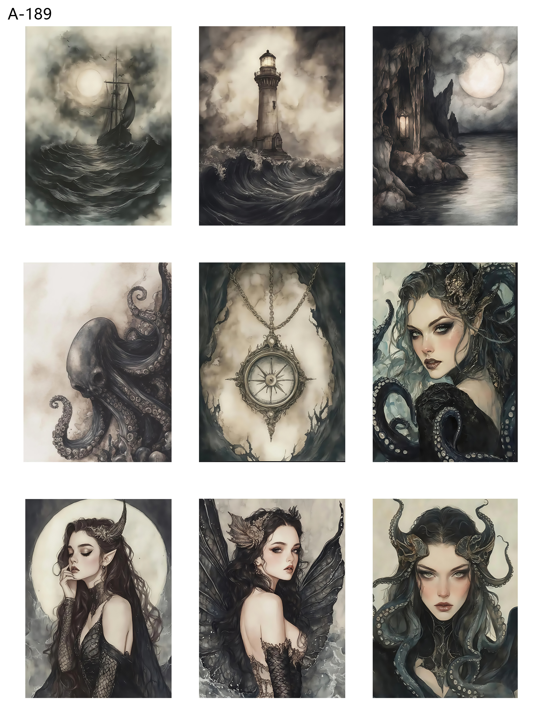 A189 embossed sticker A189 pre-cut embossed sticker (5.91*7.87 inch)