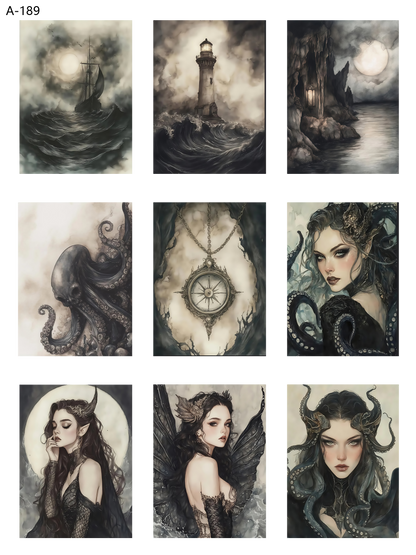 A189 embossed sticker A189 pre-cut embossed sticker (5.91*7.87 inch)