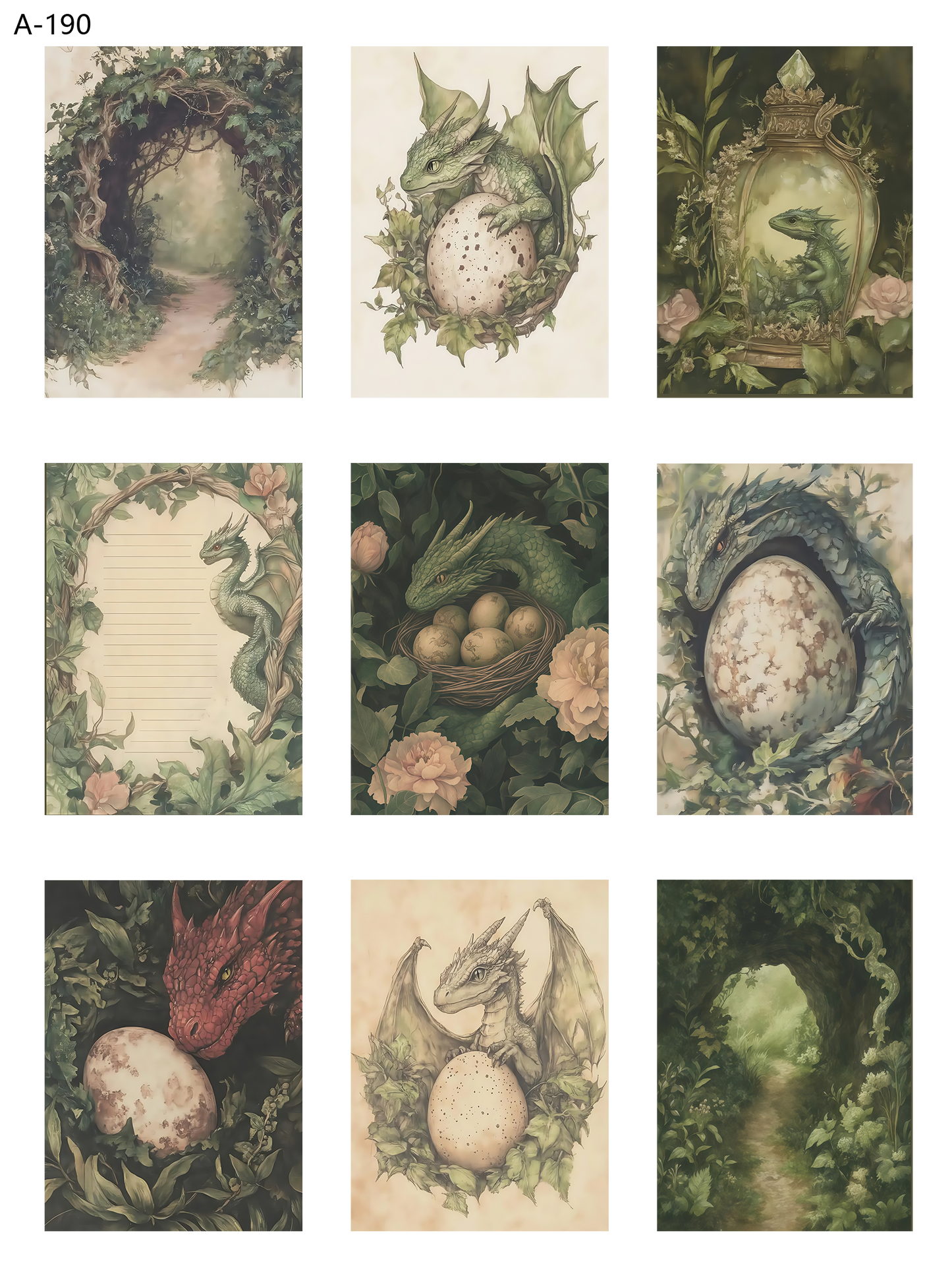 A190 embossed sticker A190 pre-cut embossed sticker (5.91*7.87 inch)