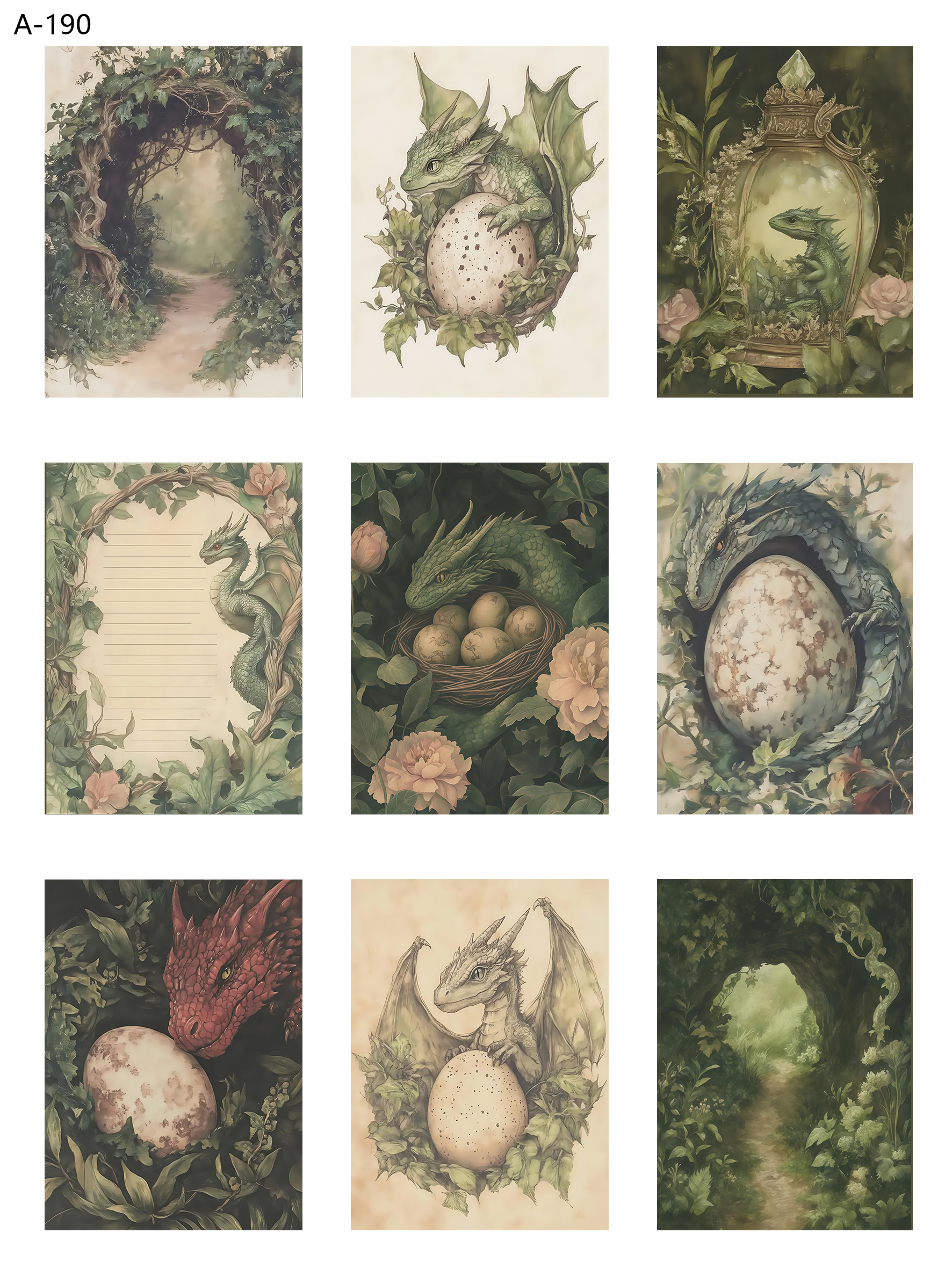 A190 embossed sticker A190 pre-cut embossed sticker (5.91*7.87 inch)