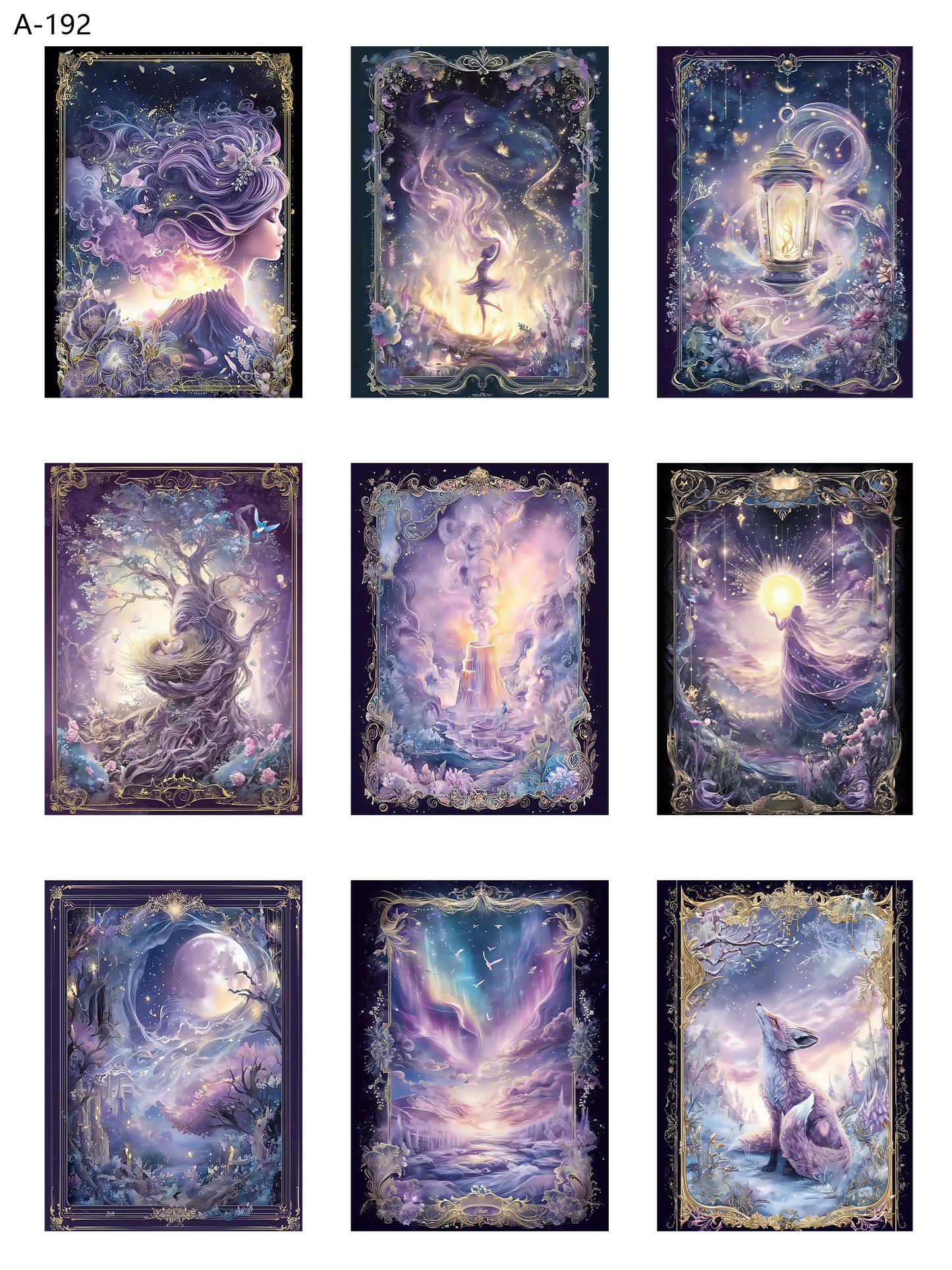 A192 embossed sticker A192 pre-cut embossed sticker (5.91*7.87 inch)