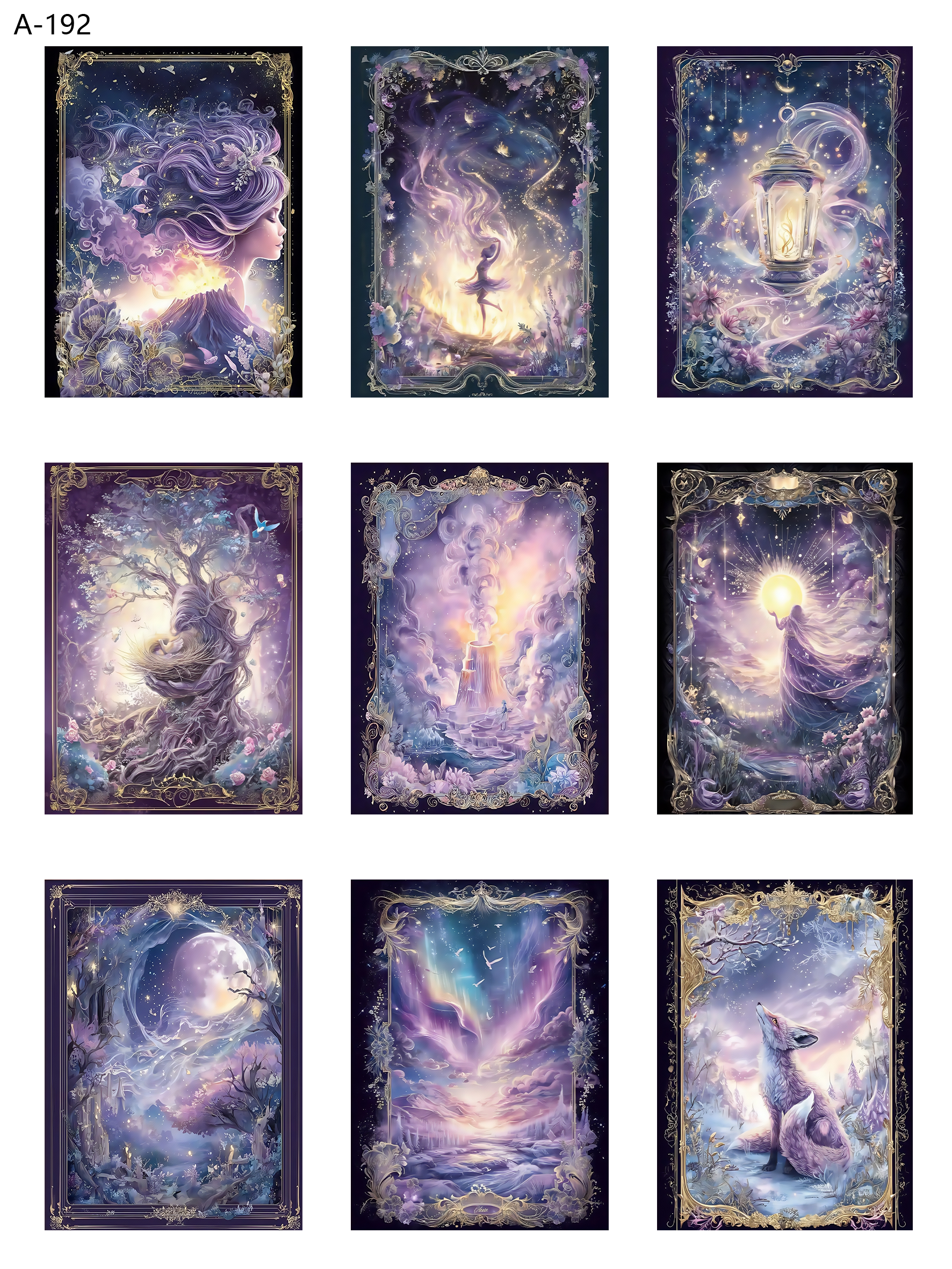 A192 embossed sticker A192 pre-cut embossed sticker (5.91*7.87 inch)