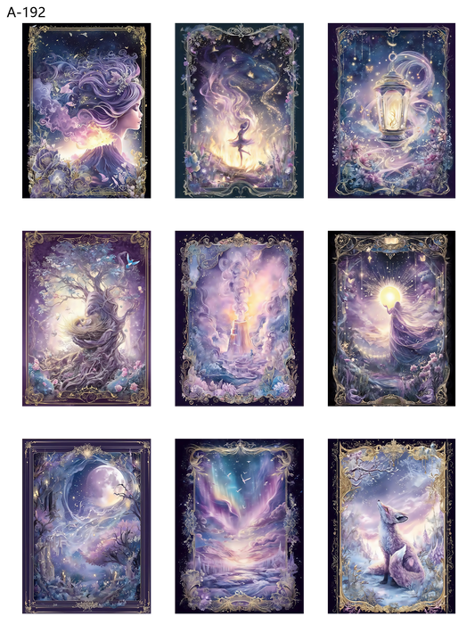 A192 embossed sticker A192 pre-cut embossed sticker (5.91*7.87 inch)