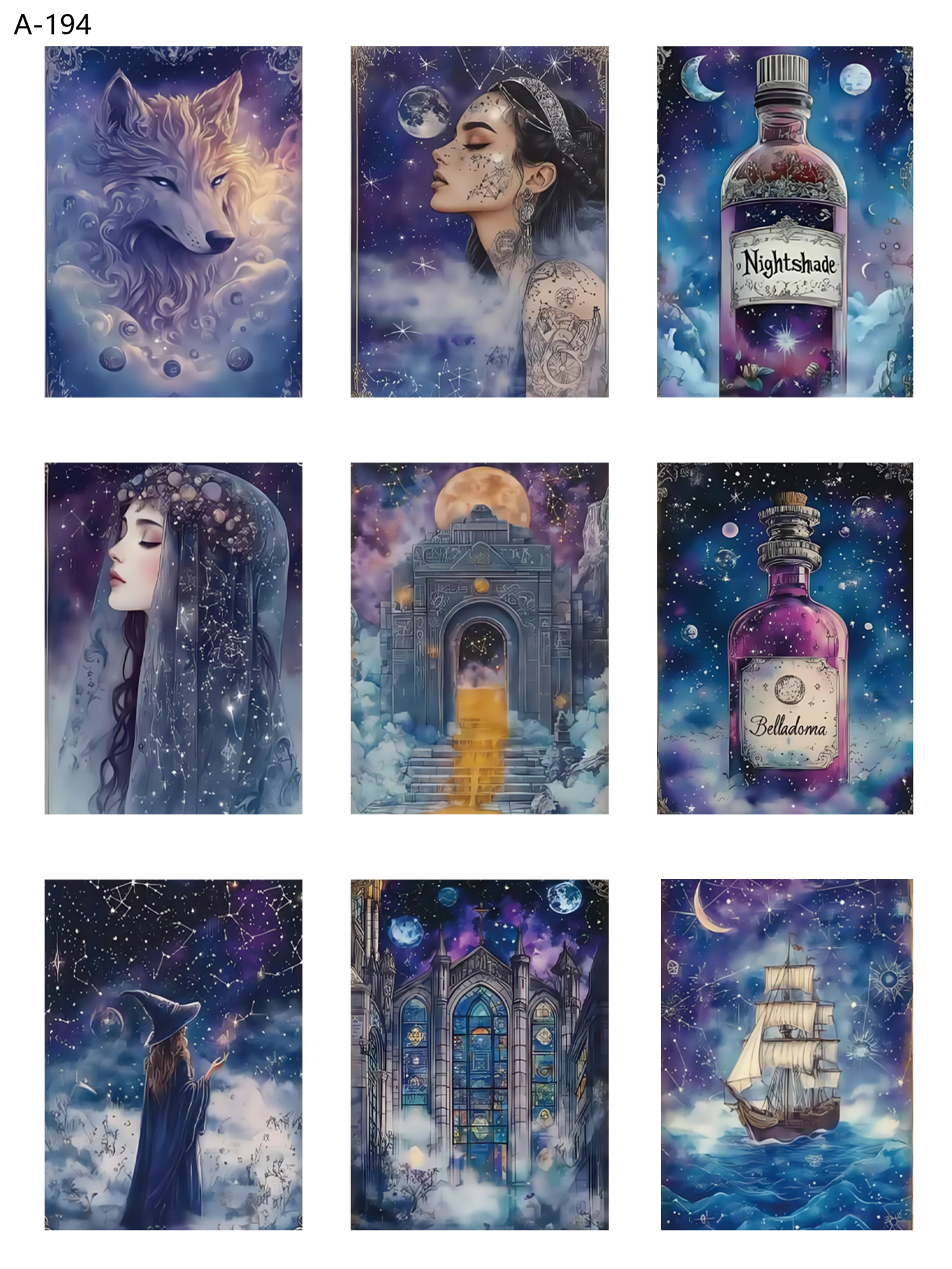 A194 embossed sticker A194 pre-cut embossed sticker (5.91*7.87 inch)