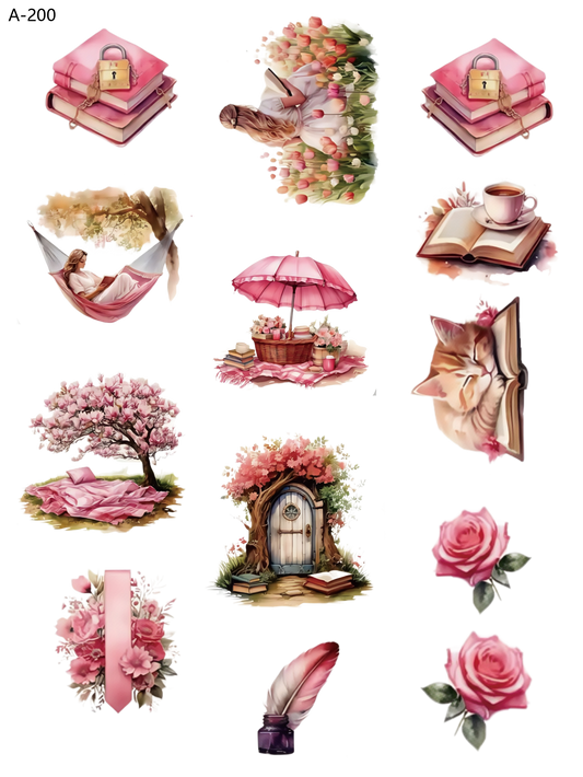 A200 embossed sticker A200 pre-cut embossed sticker (5.91*7.87 inch)