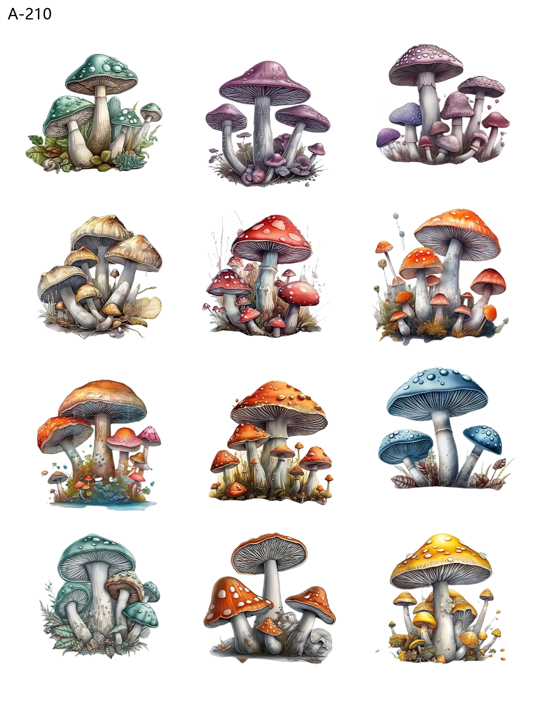 A210 embossed sticker A210 pre-cut embossed sticker (5.91*7.87 inch)