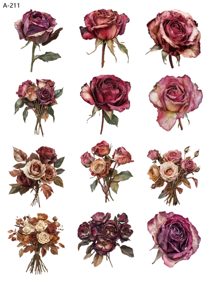 A211 embossed sticker A211 pre-cut embossed sticker (5.91*7.87 inch)