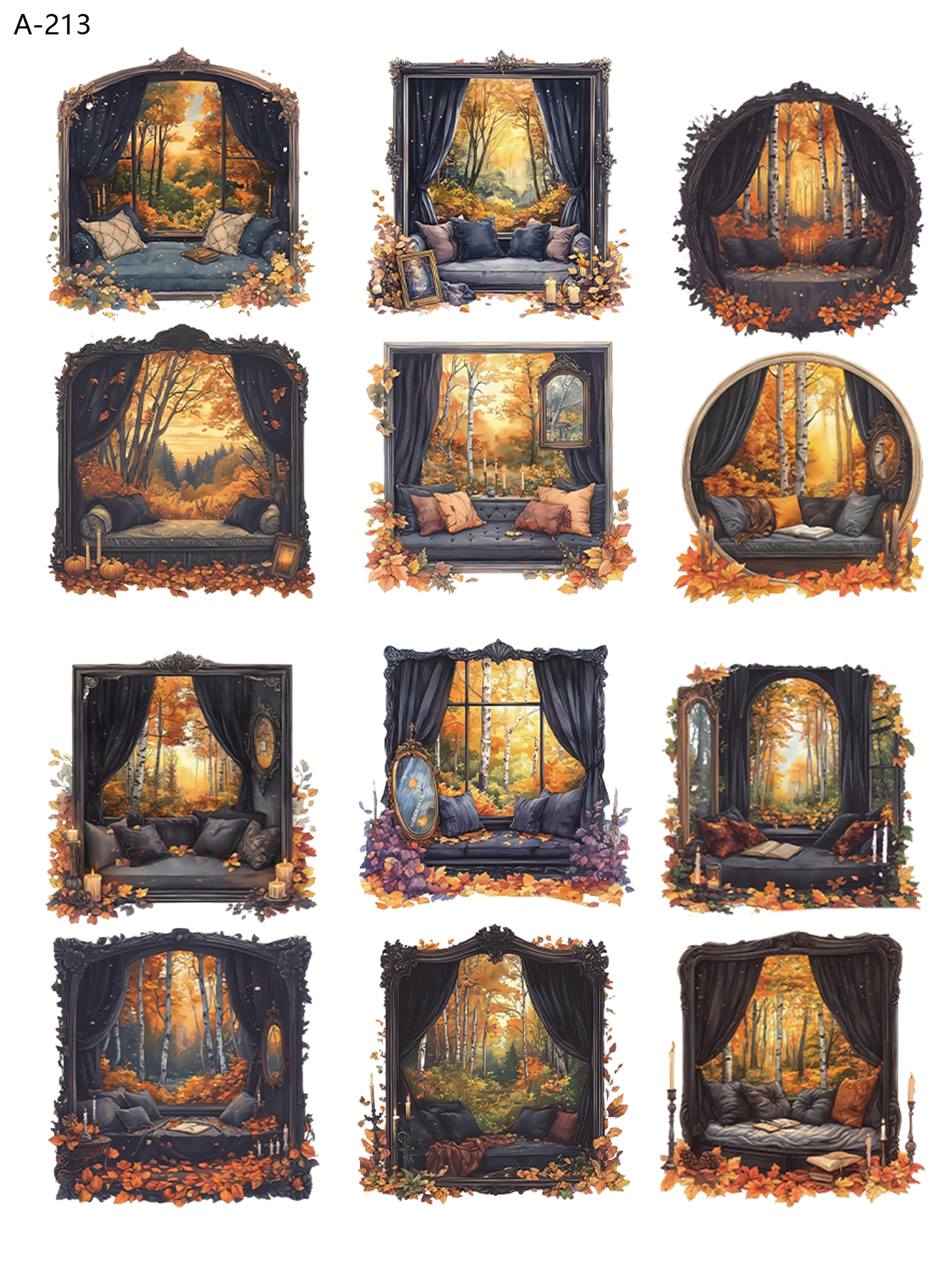 A213 embossed sticker A213 pre-cut embossed sticker (5.91*7.87 inch)