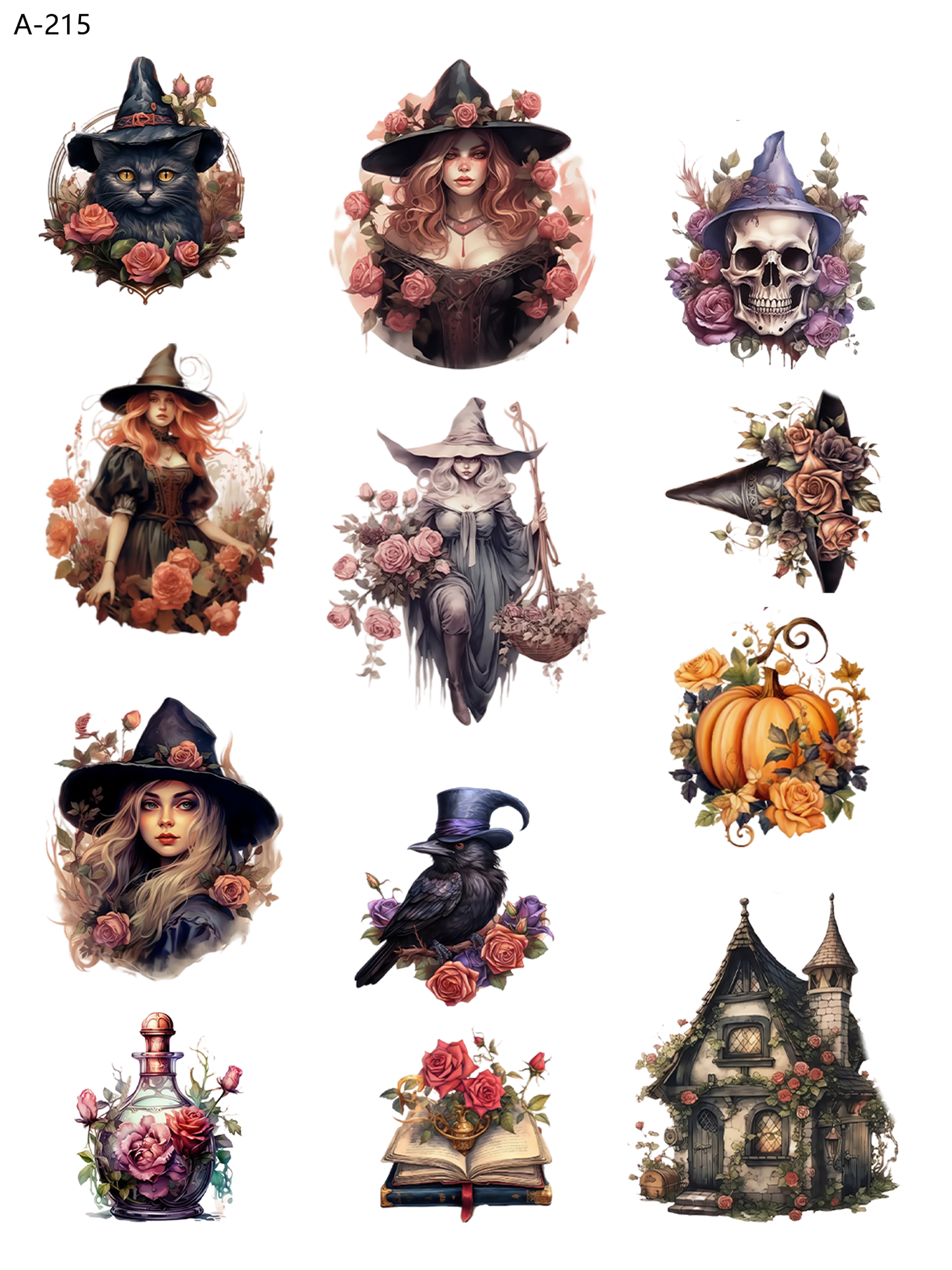 A215 embossed sticker A215 pre-cut embossed sticker (5.91*7.87 inch)