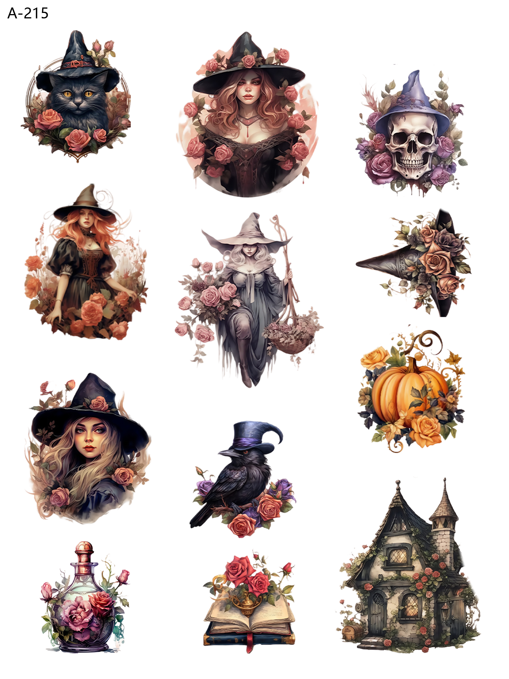 A215 embossed sticker A215 pre-cut embossed sticker (5.91*7.87 inch)