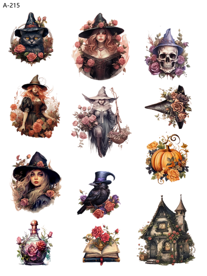 A215 embossed sticker A215 pre-cut embossed sticker (5.91*7.87 inch)