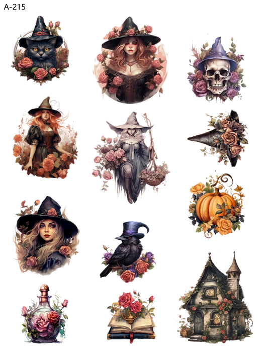 A215 embossed sticker A215 pre-cut embossed sticker (5.91*7.87 inch)