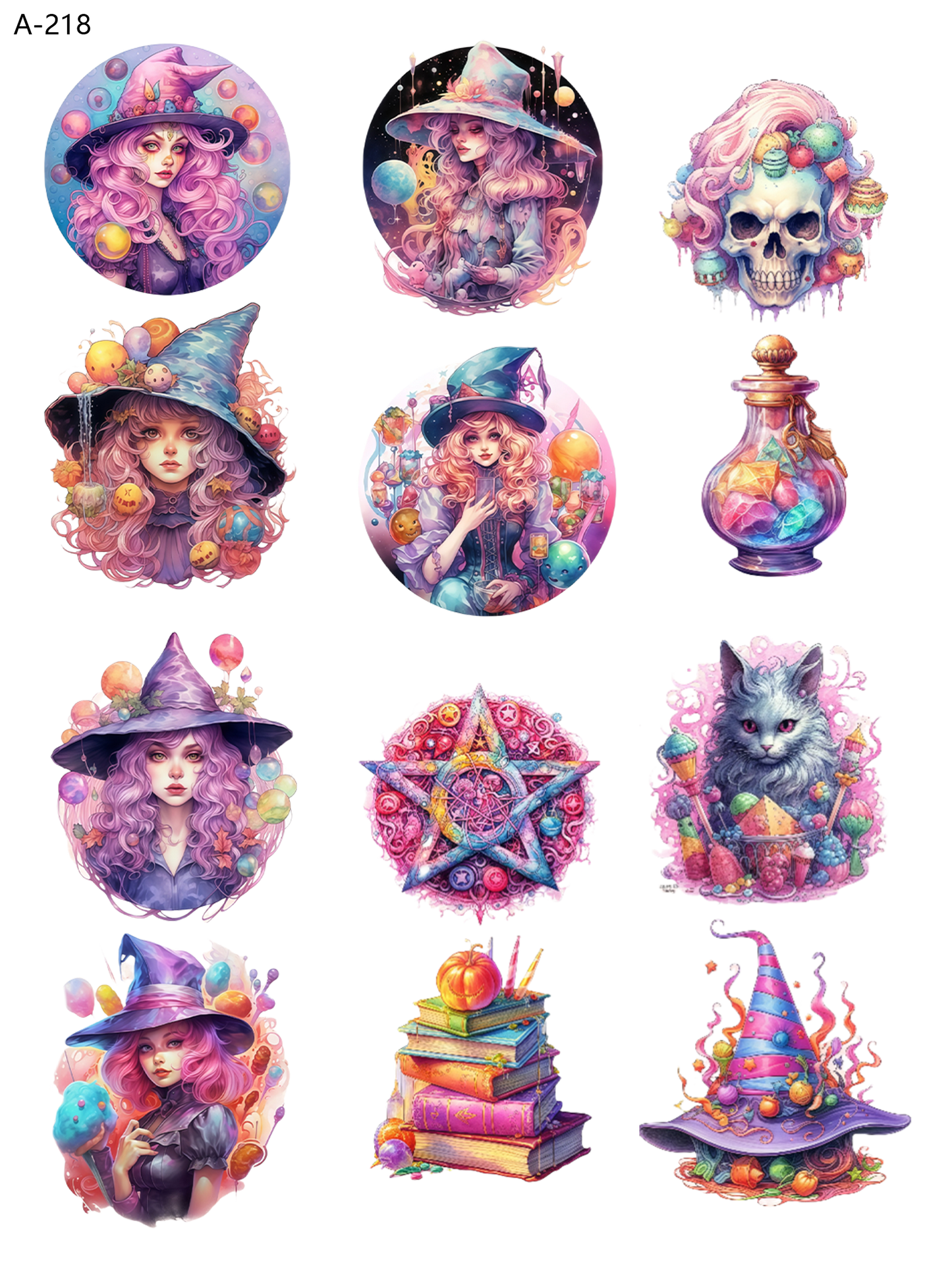 A218 embossed sticker A218 pre-cut embossed sticker (5.91*7.87 inch)