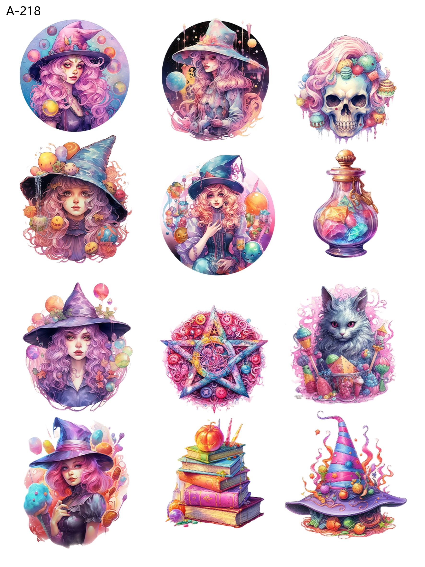 A218 embossed sticker A218 pre-cut embossed sticker (5.91*7.87 inch)