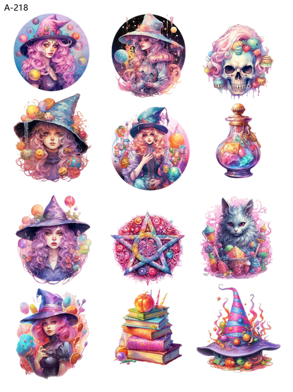 A218 embossed sticker A218 pre-cut embossed sticker (5.91*7.87 inch)