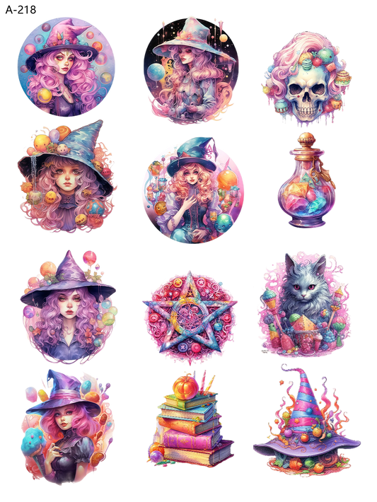 A218 embossed sticker A218 pre-cut embossed sticker (5.91*7.87 inch)