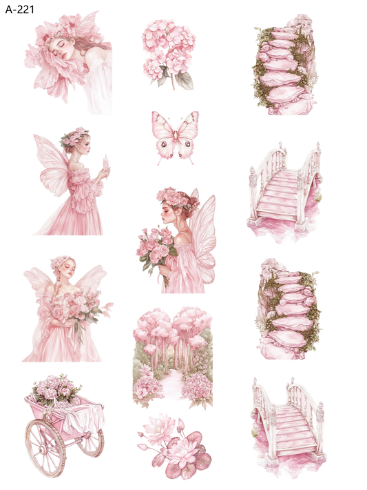 A221 embossed sticker A221 pre-cut embossed sticker (5.91*7.87 inch)