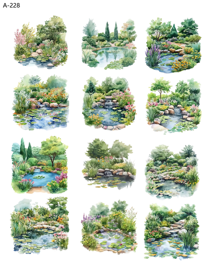 A228 embossed sticker A228 pre-cut embossed sticker (5.91*7.87 inch)