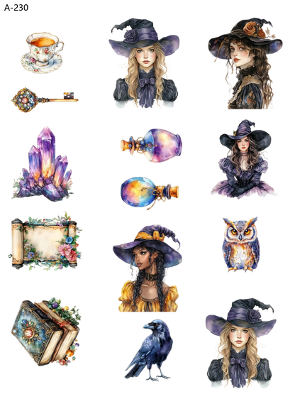 A230 embossed sticker A230 pre-cut embossed sticker (5.91*7.87 inch)