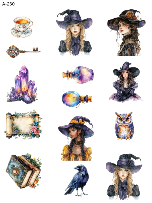 A230 embossed sticker A230 pre-cut embossed sticker (5.91*7.87 inch)