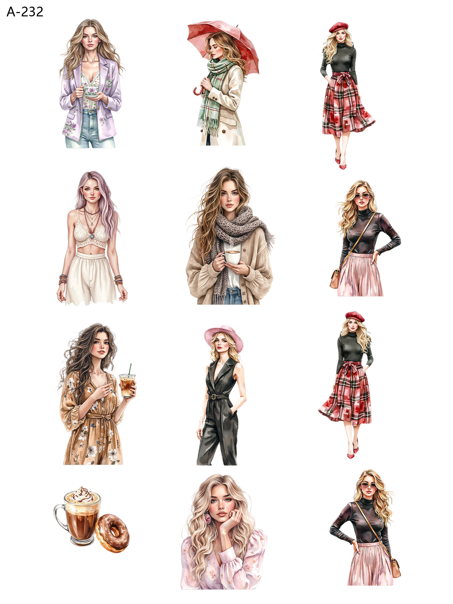 A232 embossed sticker A232 pre-cut embossed sticker (5.91*7.87 inch)