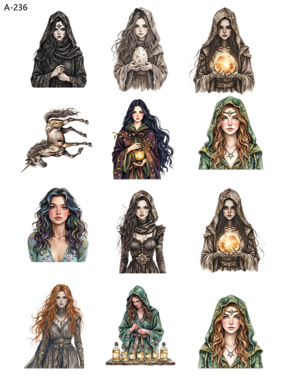 A236 embossed sticker A236 pre-cut embossed sticker (5.91*7.87 inch)