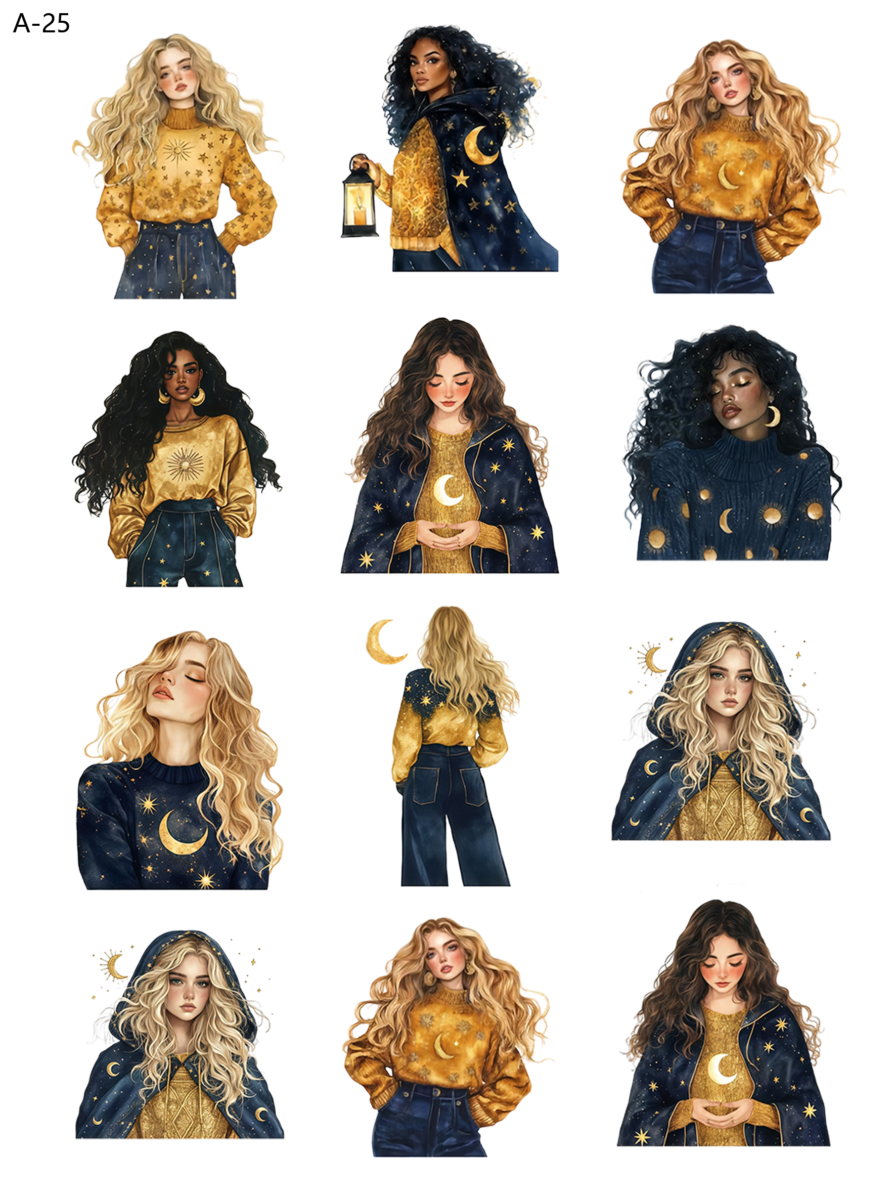 A25 embossed sticker A25 pre-cut embossed sticker (5.91*7.87 inch)