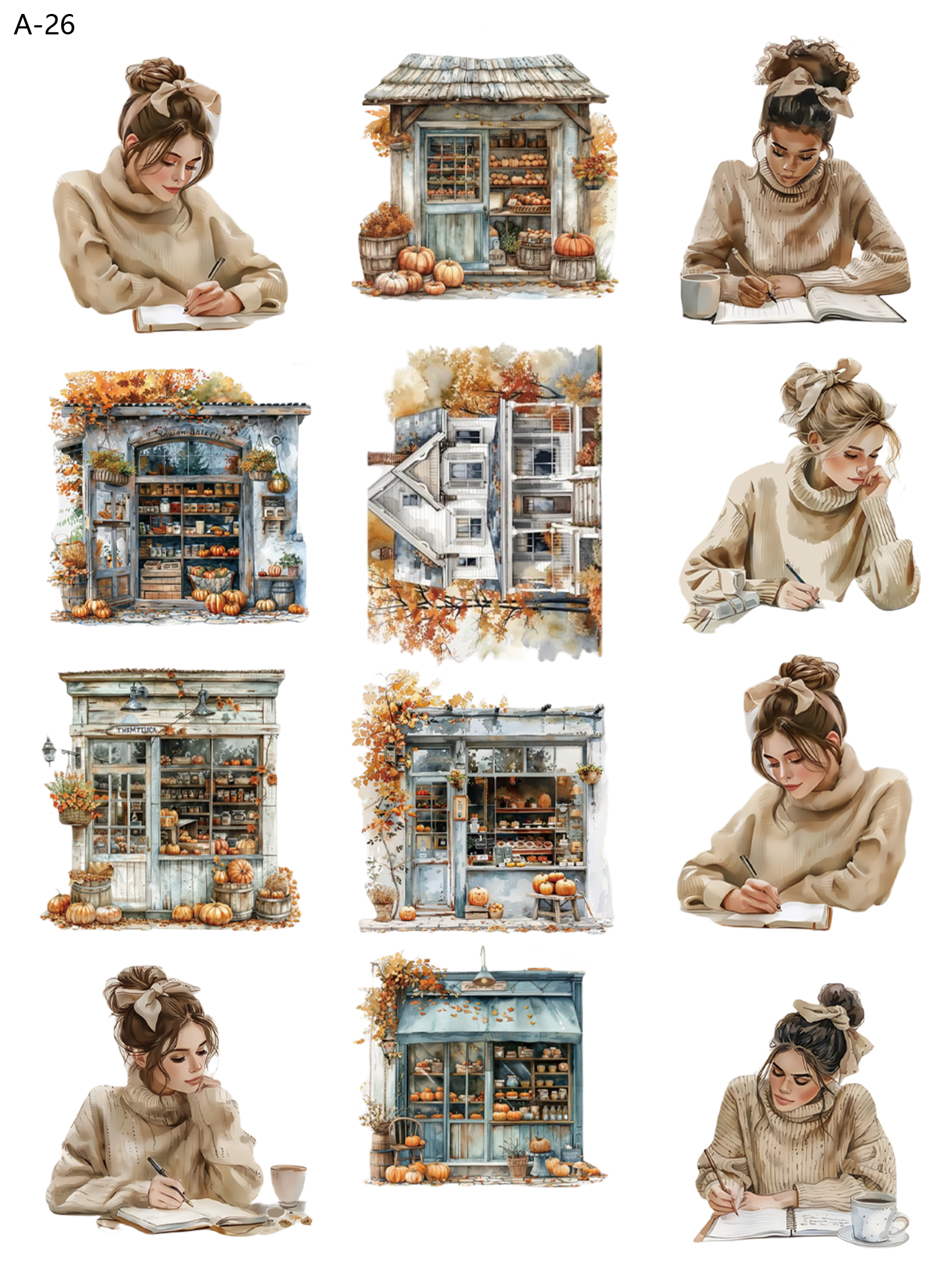 A26 embossed sticker A26 pre-cut embossed sticker (5.91*7.87 inch)