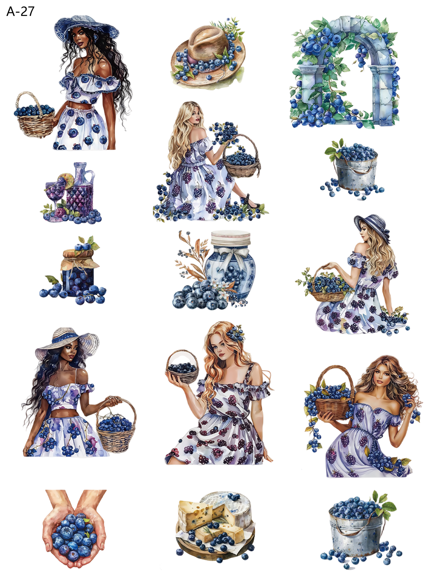 A27 embossed sticker A27 pre-cut embossed sticker (5.91*7.87 inch)