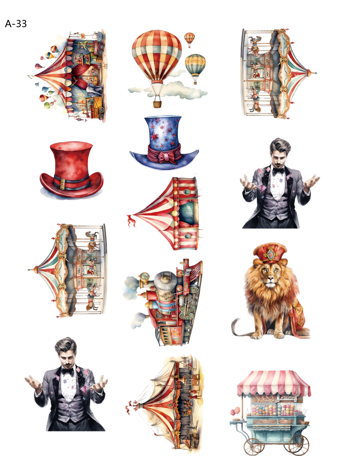 A33 embossed sticker A33 pre-cut embossed sticker (5.91*7.87 inch)