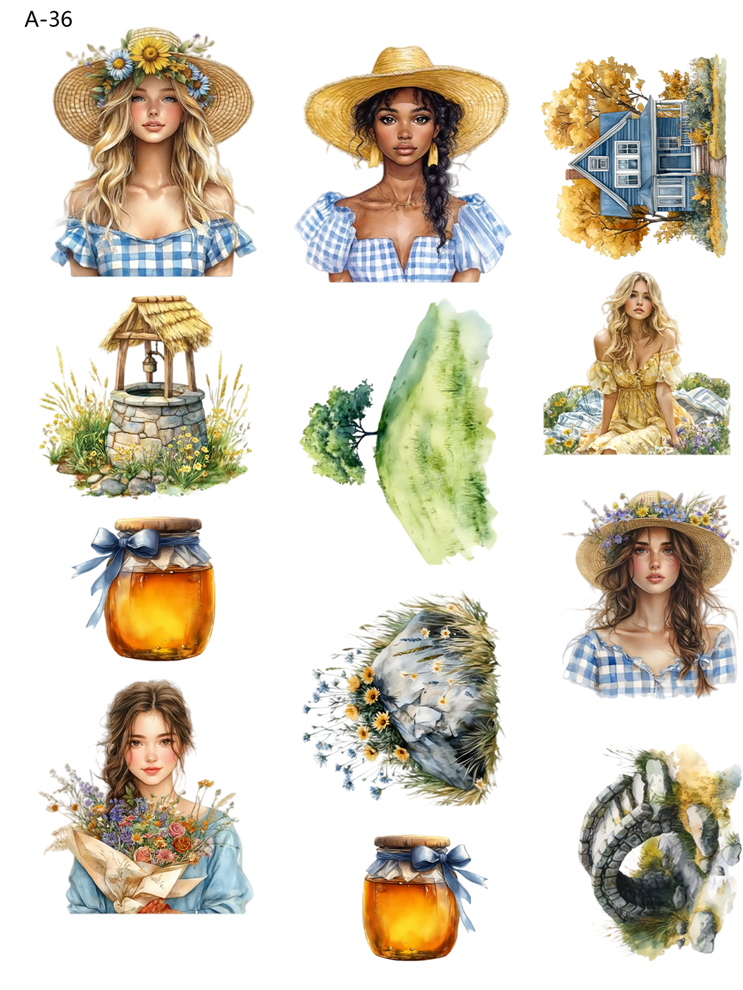 A36 embossed sticker A36 pre-cut embossed sticker (5.91*7.87 inch)