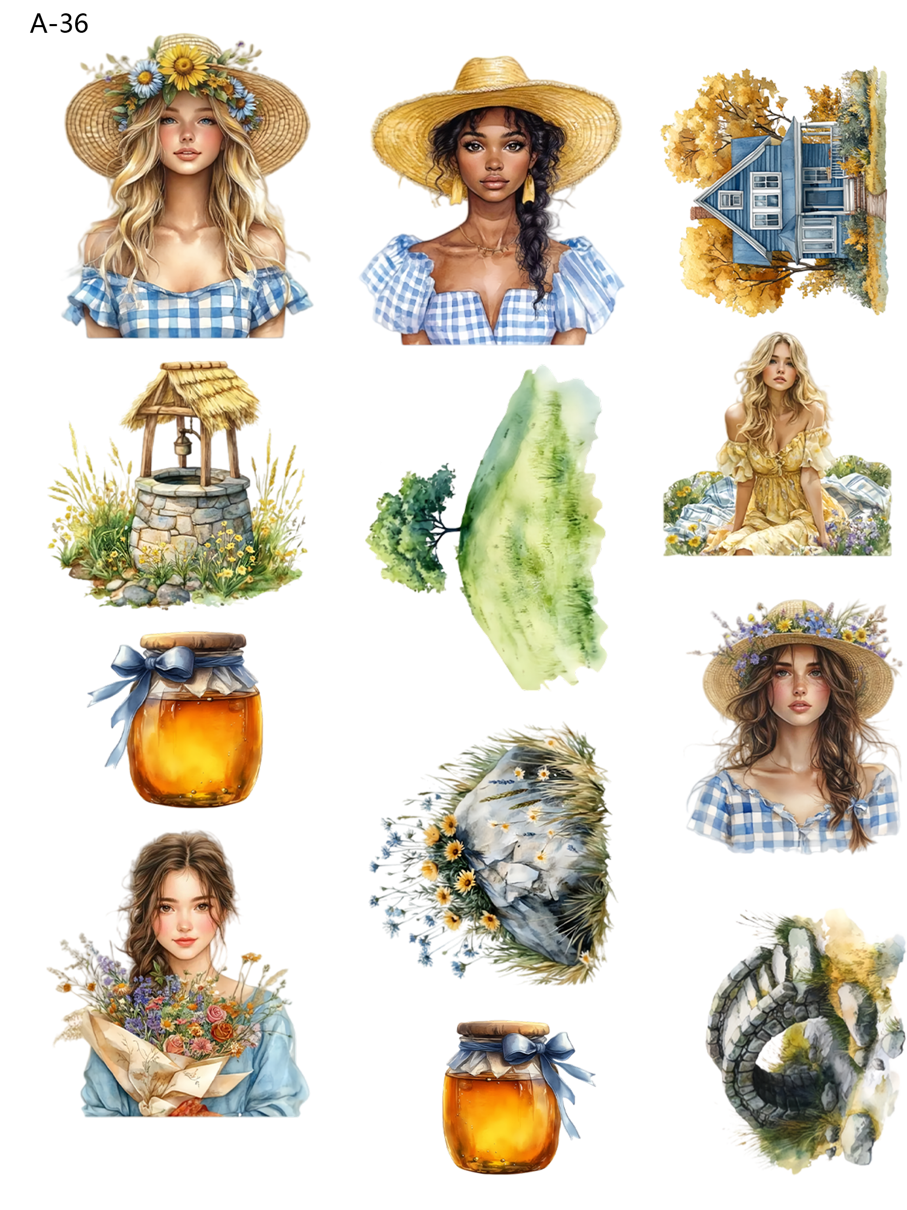 A36 embossed sticker A36 pre-cut embossed sticker (5.91*7.87 inch)