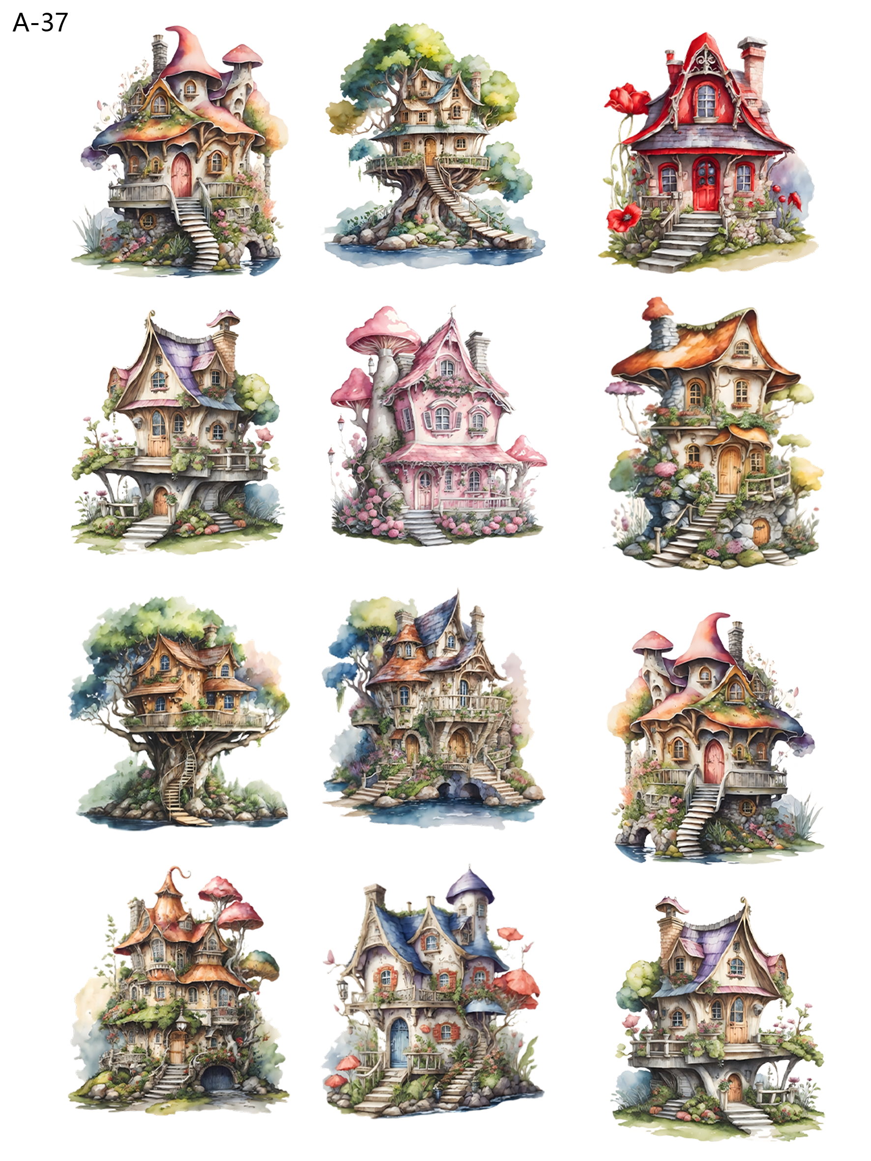 A37 embossed sticker A37 pre-cut embossed sticker (5.91*7.87 inch)