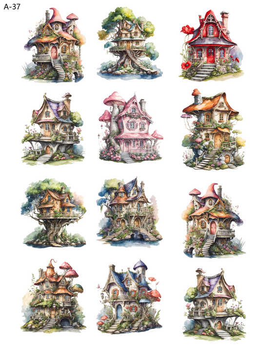 A37 embossed sticker A37 pre-cut embossed sticker (5.91*7.87 inch)