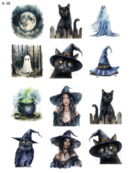 A38 embossed sticker A38 pre-cut embossed sticker (5.91*7.87 inch)