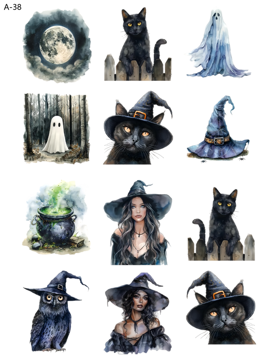 A38 embossed sticker A38 pre-cut embossed sticker (5.91*7.87 inch)