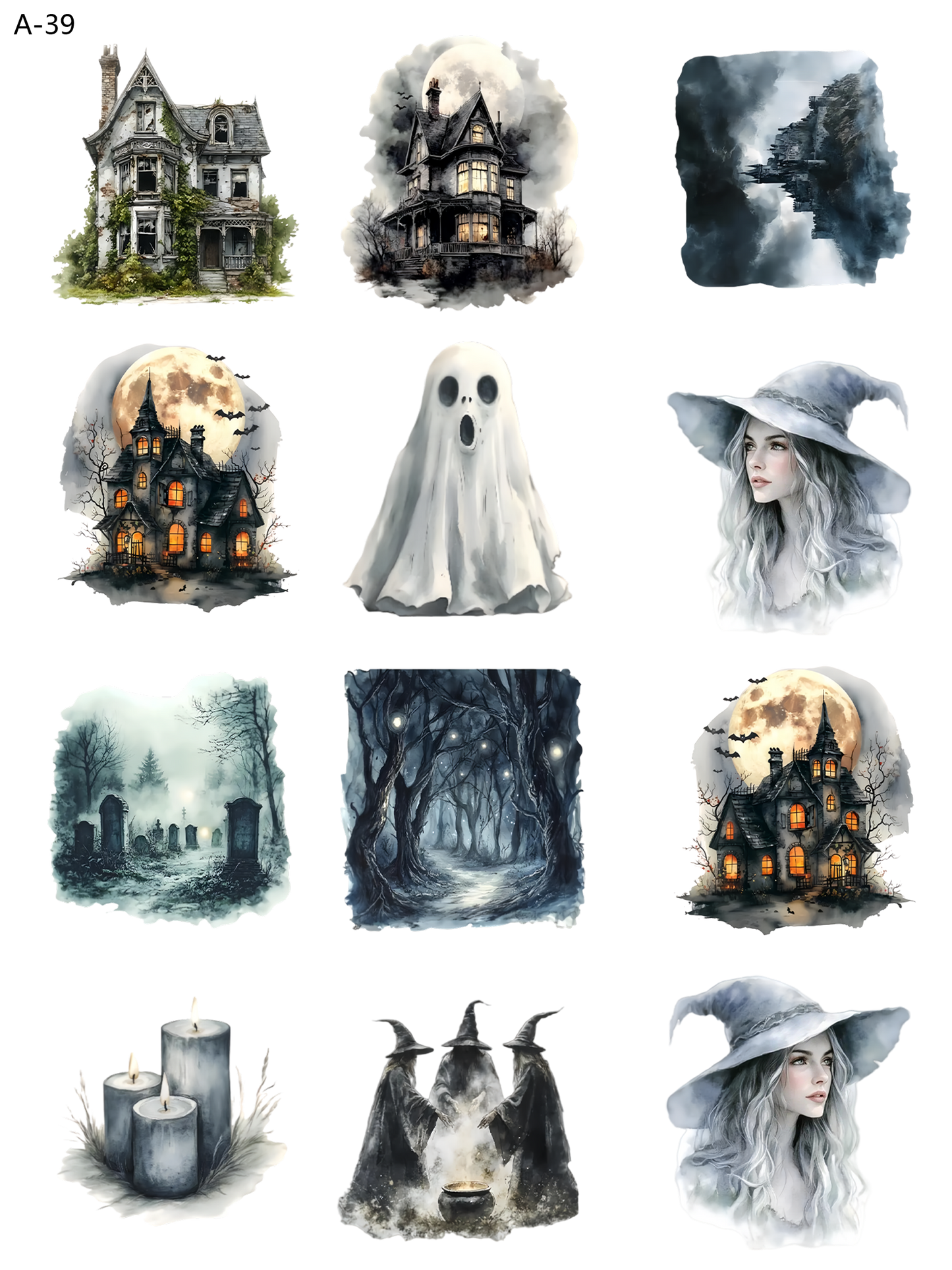 A39 embossed sticker A39 pre-cut embossed sticker (5.91*7.87 inch)